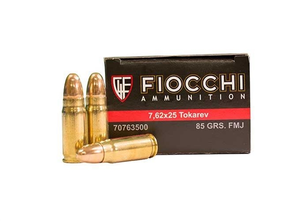 Picture of Fiocchi 7.62 Tokarev 85 GR Fmj - Box OF 50