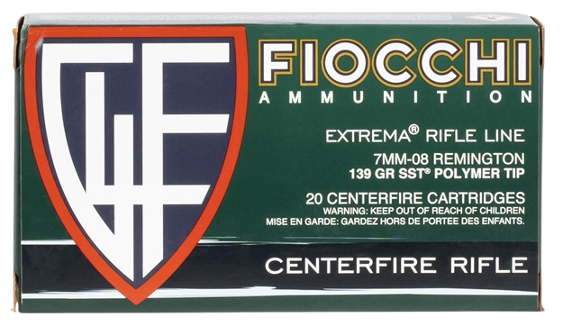 Picture of Fiocchi 7Mm08hsa Hyperformance  7Mm-08Rem 139Gr Super Shock Tip 20 Per Box/10 Case 762344711249
