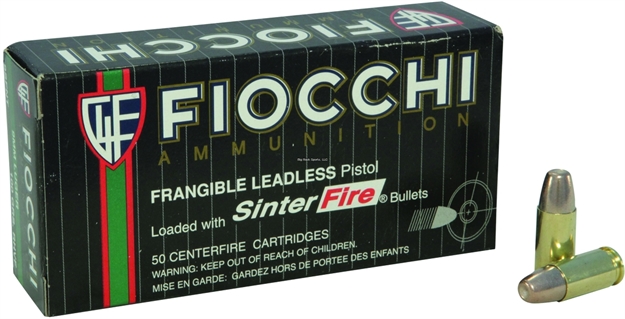 Picture of Fiocchi 9Mm 100Gr Frang Sint Green