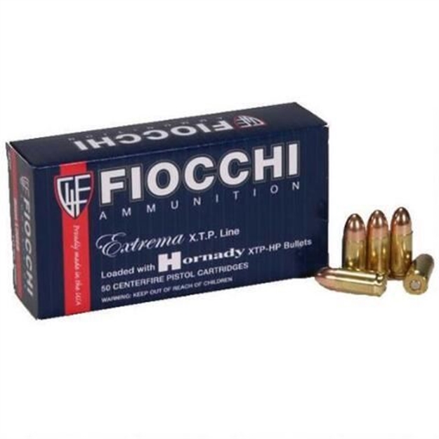 Picture of Fiocchi 9Mm 115 GR Xtphp Ammo -  Box 25