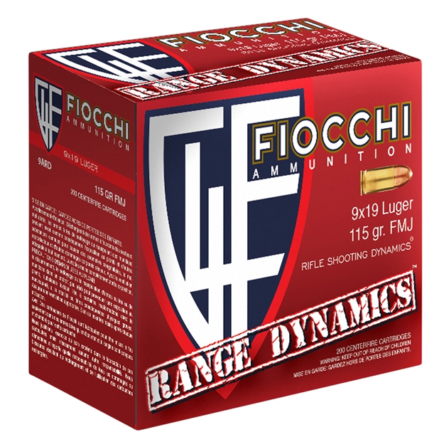 Picture of Fiocchi 9Mm 115Gr Fmj 9Ard100