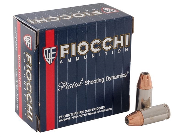 Picture of Fiocchi 9Mm 124 GR Xtphp Ammo -  Box OF 25