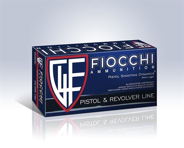 Picture of Fiocchi 9Mm 124Gr Fmj Brass  Box 50