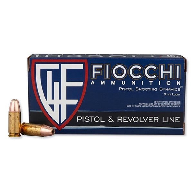 Picture of Fiocchi 9Mm 124Gr Jhp  Box 50