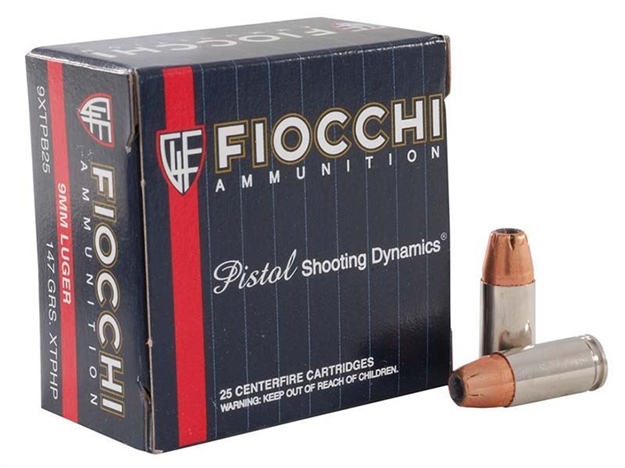 Picture of Fiocchi 9Mm 147 GR Xtphp  Ammo - Box 25