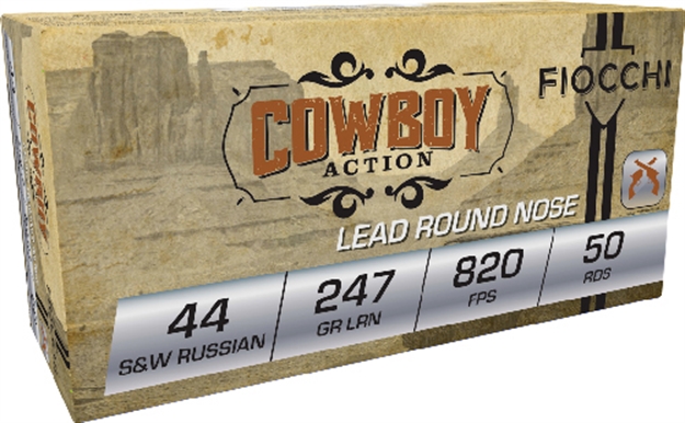 Picture of Fiocchi Ammo .44Sw Russian 247Gr. Lead Round Nose 50-Pk