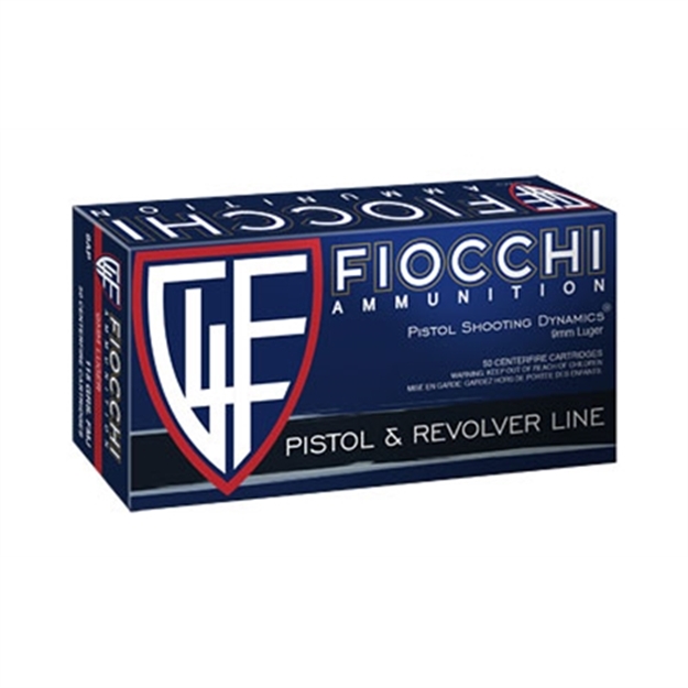 Picture of Fiocchi  Ammunition  9Mm 115Gr Fmj 50/1000