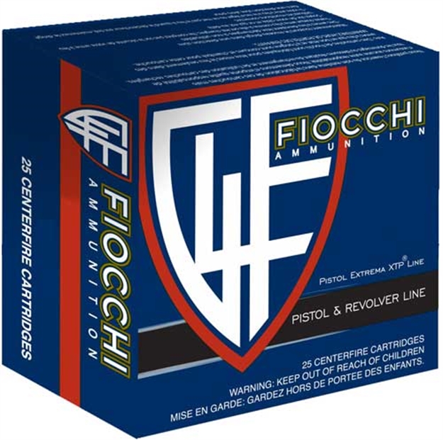 Picture of Fiocchi Extrema 38 Special +P 125Gr Xtp Jhp 25/Bx