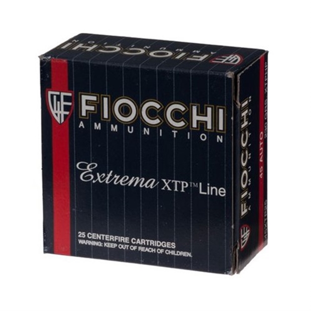 Picture of Fiocchi 45Acp 230Gr Xtp-Hp 25Rd 20Bx/Cs 45XTP25 762344710563