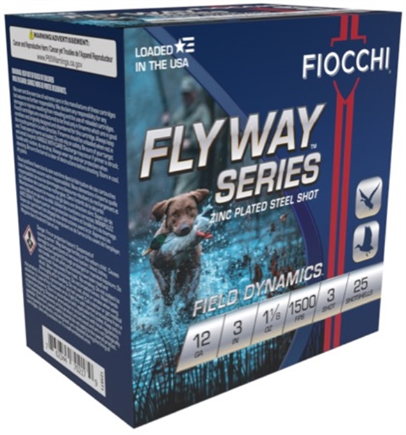 Picture of Fiocchi Flyway Steel 12Ga 3" 1 1/8Oz 1500Fps #3 123ST3
