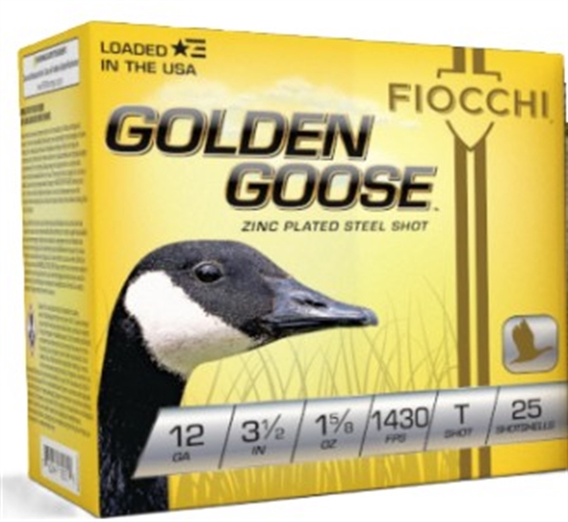 Picture of Fiocchi Golden Goose 12Ga 3.5" 1 1/58Oz Tshot 25/B 1235GGT