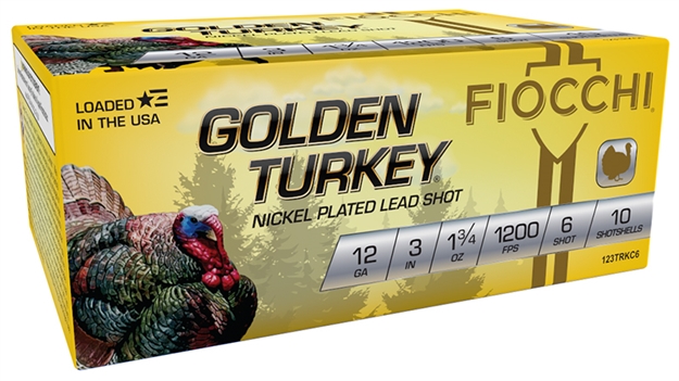 Picture of Fiocchi Golden Turkey 12Ga 3" 1-3/4Oz #6 10Rd 10Bx/Cs 123TRKC6 762344703732