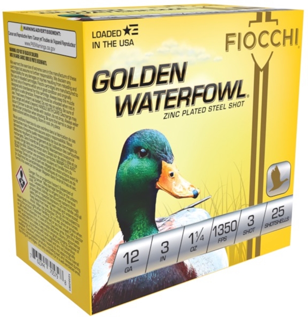 Picture of Fiocchi Golden Wtfwl 12Ga 3" 1 1/4Oz 1350Fps #3 123SGW3 762344852584
