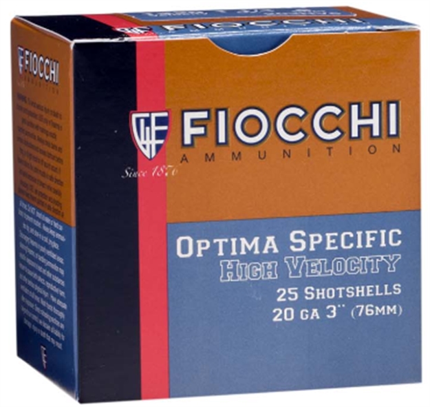 Picture of Fiocchi High-Velocity Shotshell 410 Ga, 3 In, No. 6, 11/16Oz, Max Dr, 1140 Fps, 25 Rnd Per Box 410HV6