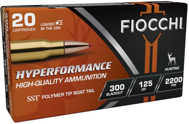 Picture of Fiocchi 300Blkha Hyperformance  300Blackout 125Gr Super Shock Tip 25 Per Box/20 Case 762344711188 -