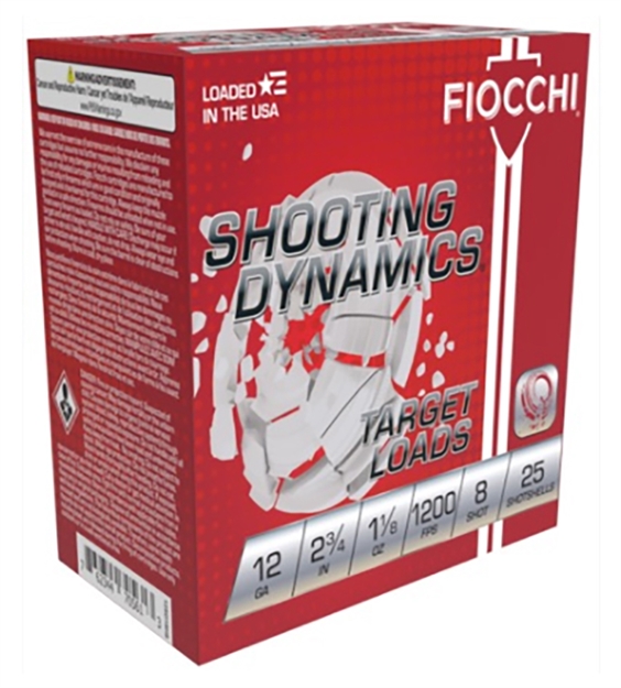 Picture of Fiocchi Shooting Dynamics 12Ga 2 3/4 1 1/8Oz #8 12SD18H8