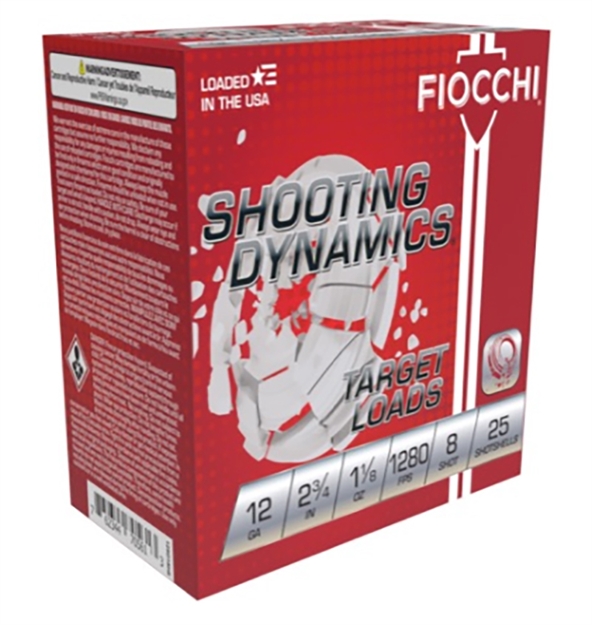 Picture of Fiocchi Shooting Dynamics 12Ga 2 3/4 1 1/8Oz #8 12SDHV8 762344865393