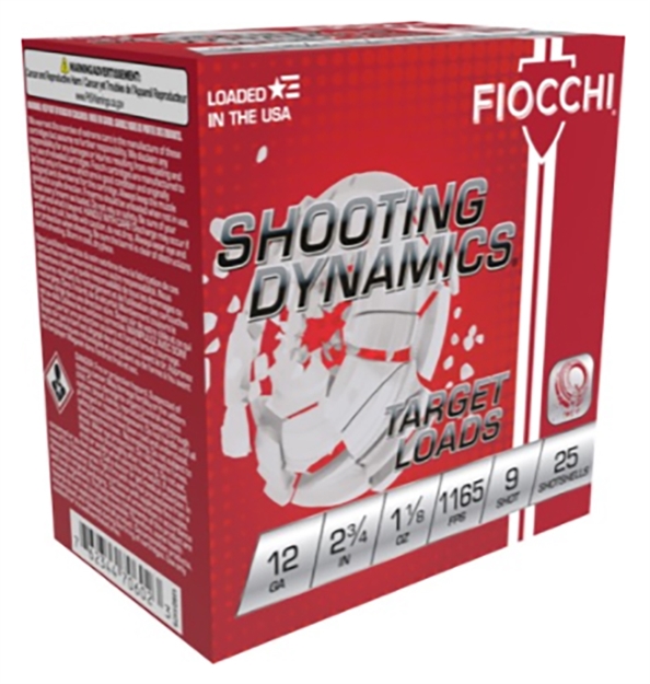 Picture of Fiocchi Shooting Dynamics 12Ga 2 3/4 1 1/8Oz #9 12SD18L9