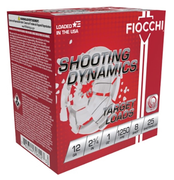 Picture of Fiocchi Shooting Dynamics 12Ga 2 3/4" 1Oz #8 12SD1X8