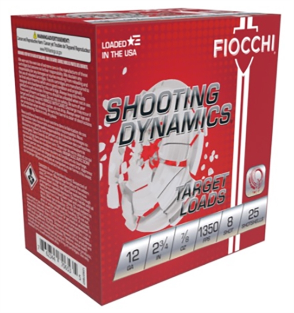 Picture of Fiocchi Shooting Dynamics 12Ga 2 3/4" 7/8Oz #8 12SD78H8