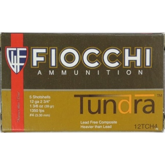 Picture of Fiocchi Tundra 12Ga 2.75 #4 1 3/8Oz 5/20 Discountinu