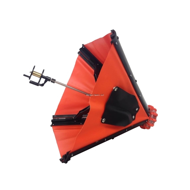 Picture of Fire House Lighted Fire Houe Tip Up, Orange Canvas, Red & White Light