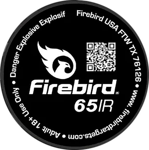Picture of  Firebird Usa 65Ir 65Ir  Moving Trajectory Static White Smoke Universal Firearm 65Mm 10 Targets 196852841066