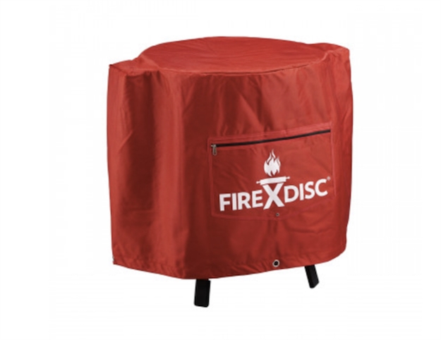 Picture of Firedisc Grills Cookers 24"Pvc Firemn Red Weatherproof Cover W/Logo