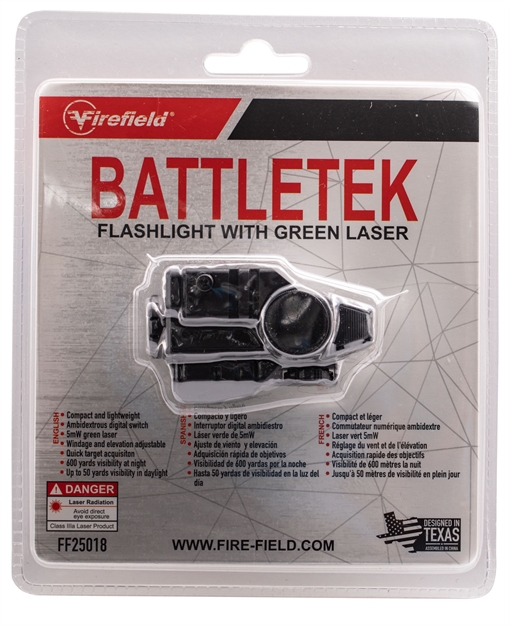 Picture of Firefield  Battletek Laser/Flashlight 
Led 150 Lumens Cr-2 Battery Black Glass Filled Nylon Polymer