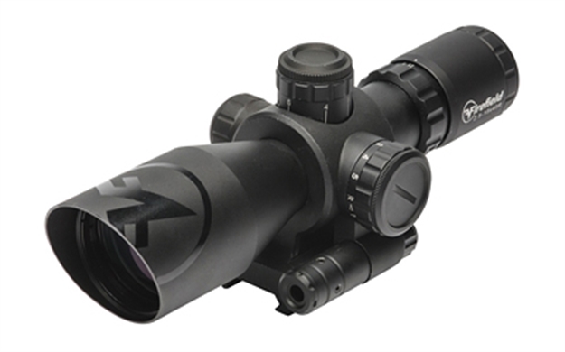 Picture of  Firefield Ff13065 Barrage W/Red Laser Matte Black 2.5-10X40mm Illuminated Red/Green Mil-Dot Reticle/Red Laser 812495022128