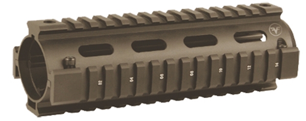 Picture of Firefield Ff34001d Quad Rail M4 6" Aluminum Flat Dark Earth