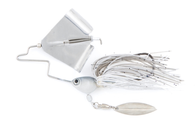 Picture of Fish Head Primal Buzz Bait, With Under Spin, 1/4 Oz. Albino