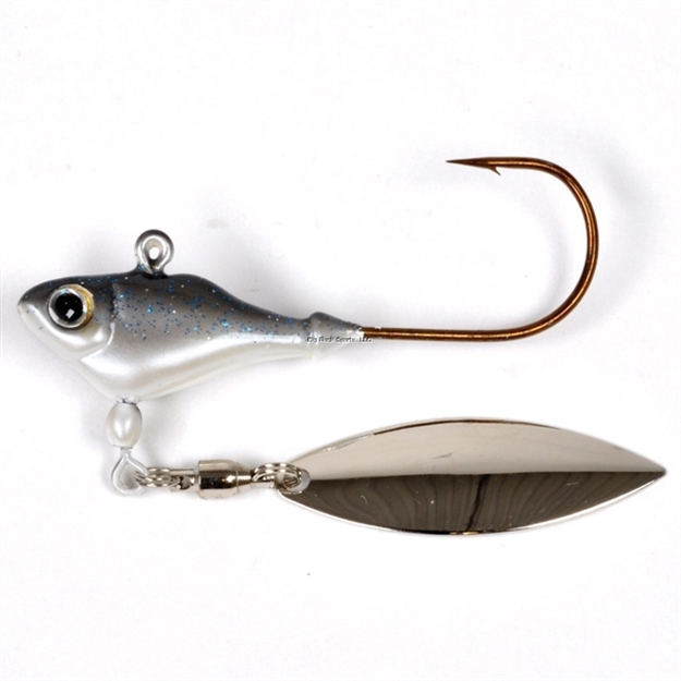 Picture of Fish Head Spin Jighead, 3/4Oz, 5/0 Hook, Smokin Shad