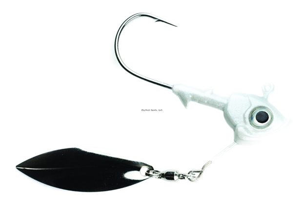 Picture of Fish Head Stand-Up  Spin Jighead, 1/2 Oz, Pearl White