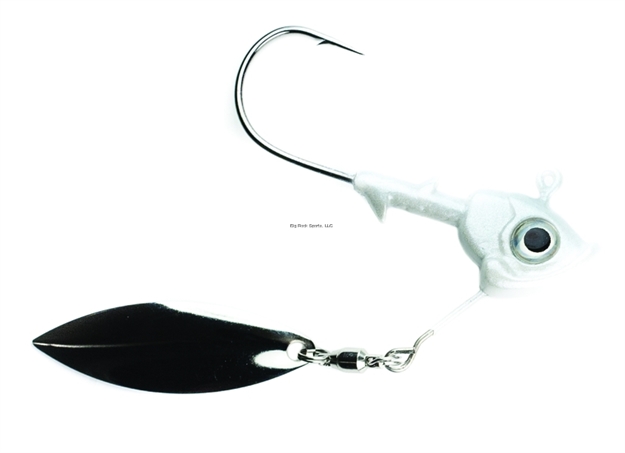 Picture of Fish Head Stand-Up  Spin Jighead, 1/4 Oz, Pearl White