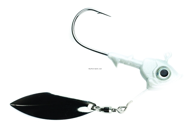 Picture of Fish Head Stand-Up  Spin Jighead, 3/8 Oz, Pearl White