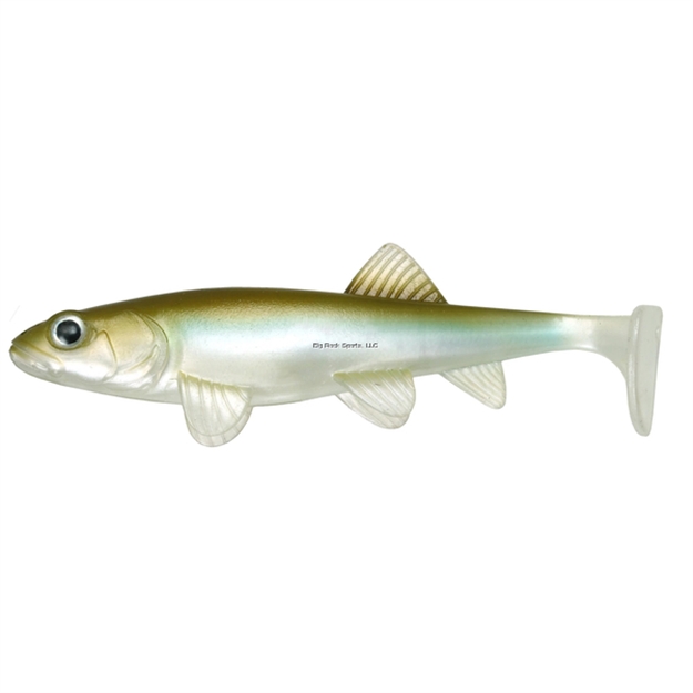 Picture of Fish Lab Bio-Minnow Weedless Swim Bait, Hitch, 6-1/4",1-3/4Oz, Sinking Action, 2 Pack