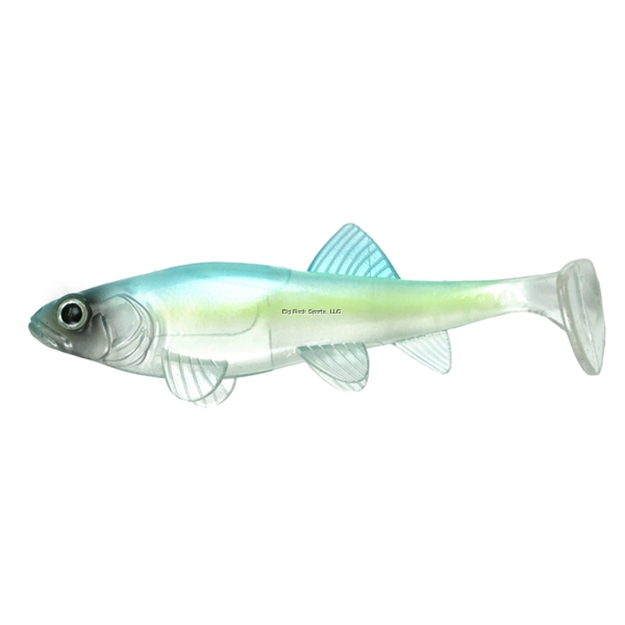 Picture of Fish Lab Bio-Minnow Weedless Swim Bait, Sexy Shad, 6-1/4",1-3/4Oz, Sinking Action, 2 Pack