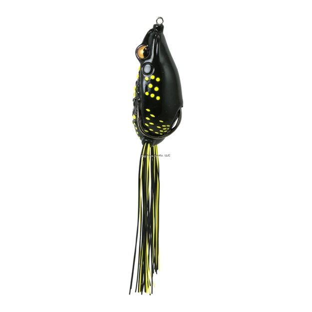 Picture of Fish Lab Rattle Toad Hightly Detailed Back Oversize Rattle Chamber Easy Walk Action Floating L 2 3/4 W 3/4 OZ Black