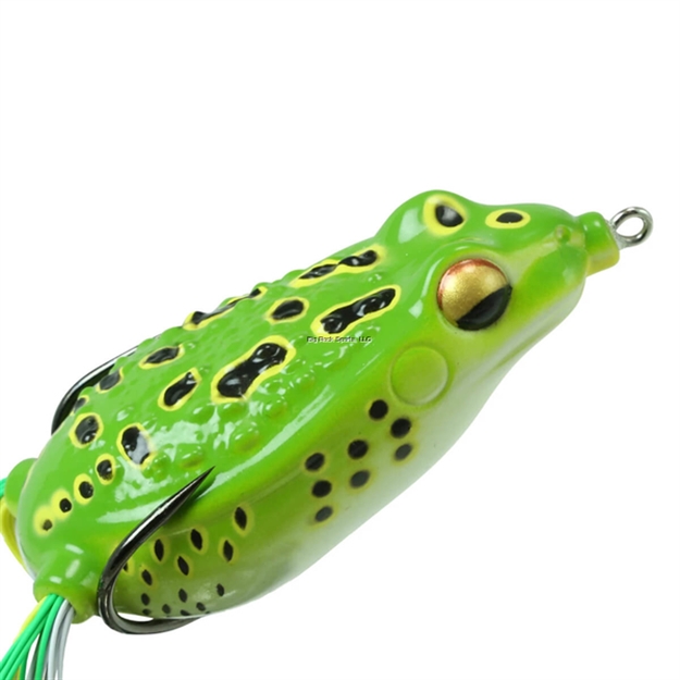 Picture of Fish Lab Rattle Toad Hightly Detailed Back Oversize Rattle Chamber Easy Walk Action Floating L 3 1/2 W 1 1/8 Green