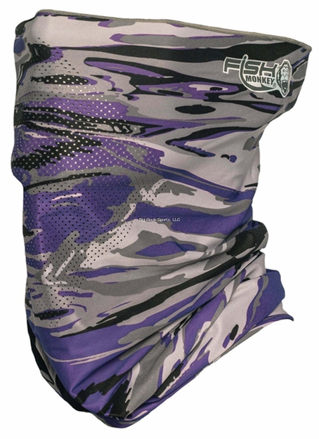 Picture of Fish Monkey Performance Face Guard Vodoo Swamp Purple FM40-VSP