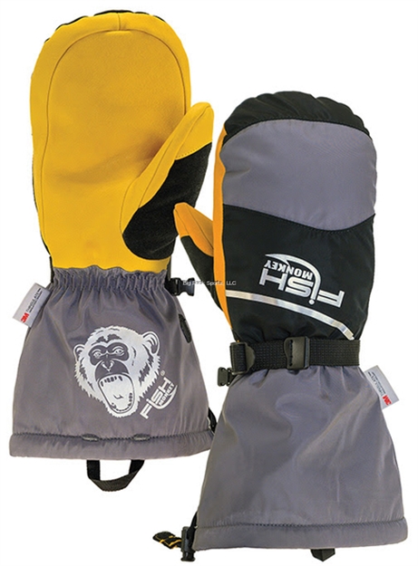 Picture of Fish Monkey Yeti Premium Ice Fishing Mitten L