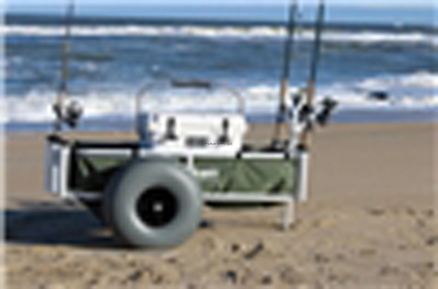 Picture of Fish-N-Mate Large Surf & Pier Cart W/ Large Grey Poly Ball Bearing Wheels