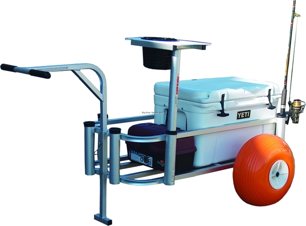 Picture of Fish-N-Mate Large Surf & Pier Cart W/Poly Wheels (No Front Wheel)