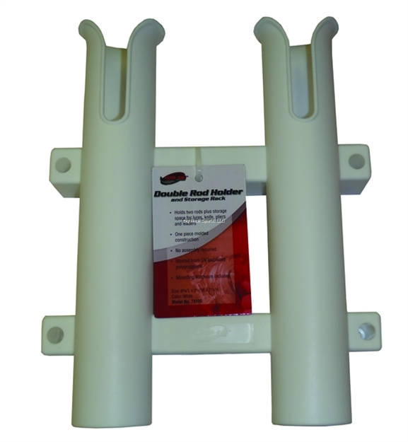 Picture of Fish-On Double Rod Holder White