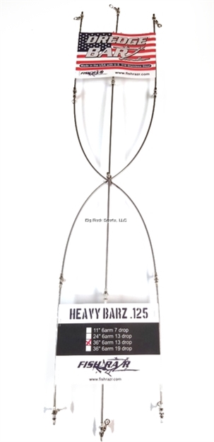 Picture of Fish Razr 36" Heavy Barz (.125) 6Arm 13 Drop