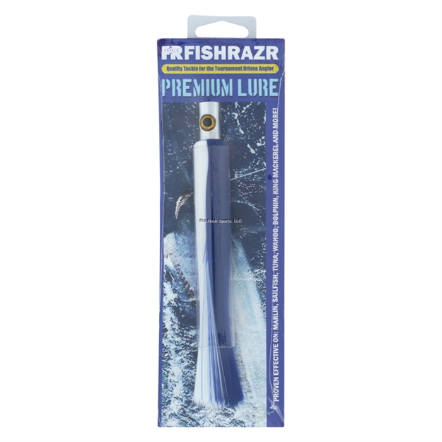 Picture of Fish Razr 6.5" Chrome Catcher Flat Head Blue/ White