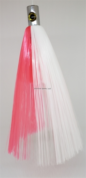 Picture of Fish Razr 6.5" Chrome Catcher Flat Head Pink/ White