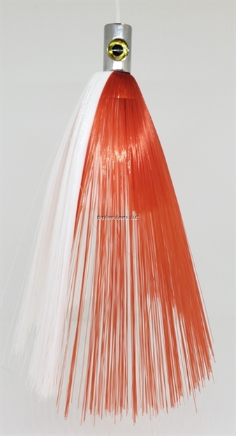 Picture of Fish Razr 6.5" Chrome Catcher Flat Head Red/ White