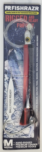 Picture of Fish Razr 6.5" Chrome Red/ Black Rigged Bally